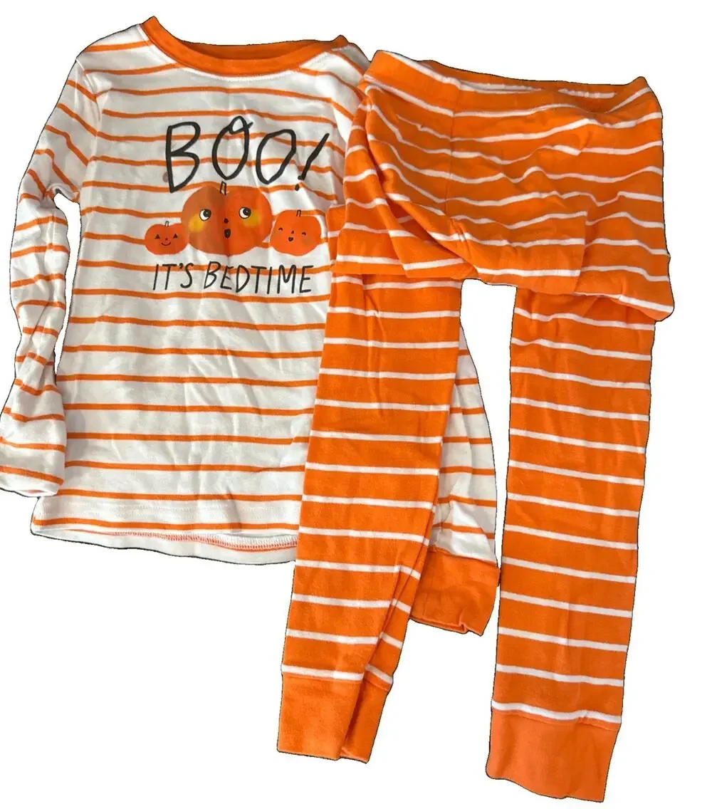 Boy's sz 6 Carters 2 Piece Pajama Set Halloween PJ Set